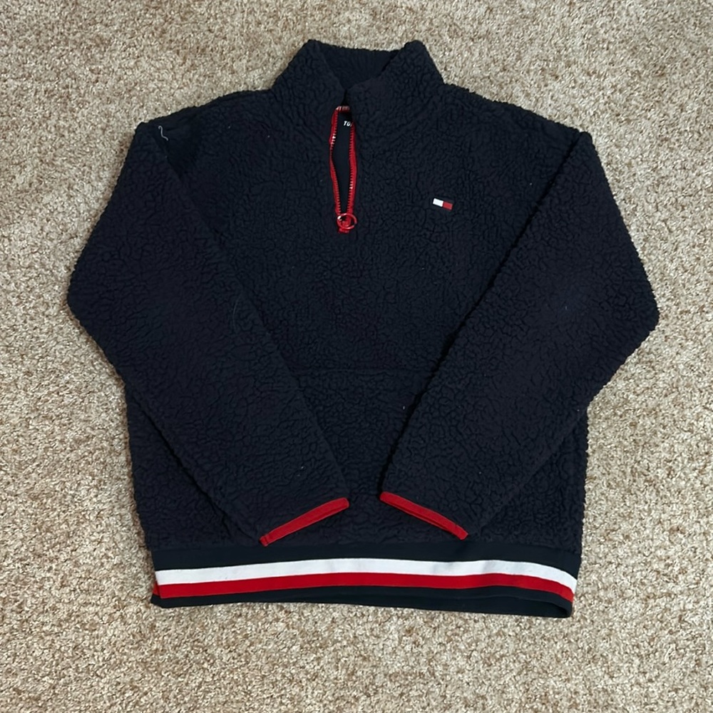 navy tommy hilfiger sherpa